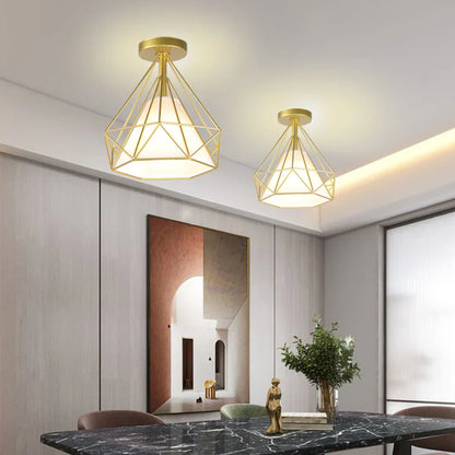 DecorBites™ Industrial Ceiling Light - Modern Nordic Iron Lamp Shade for Home Decor