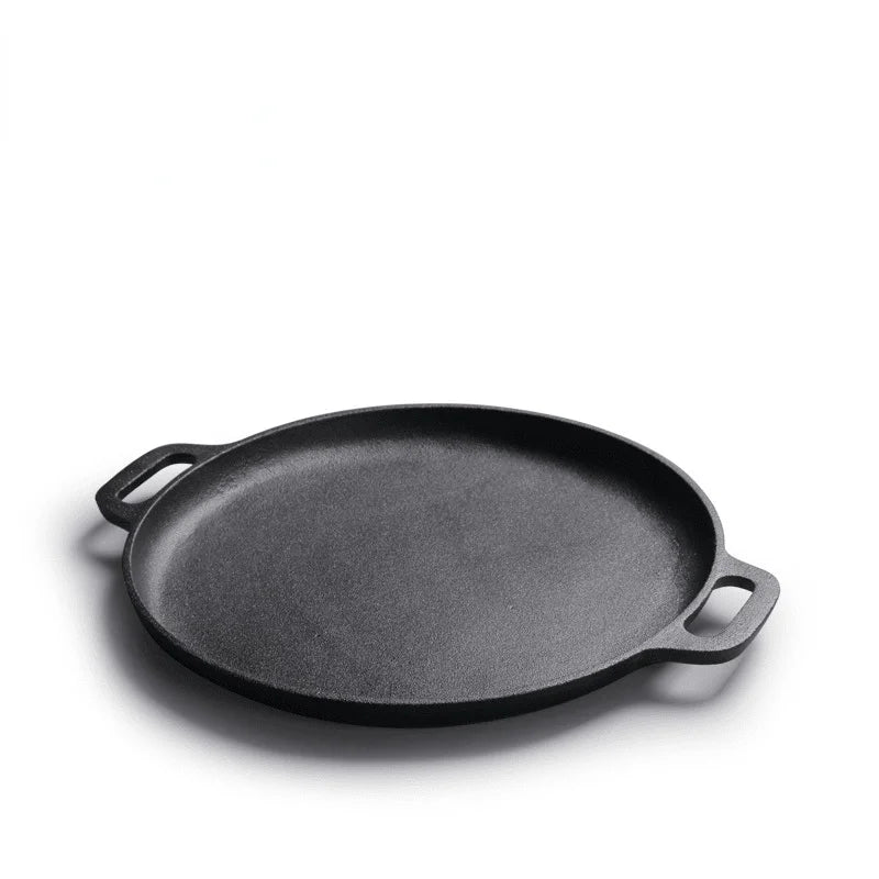 DecorBites™ Cast Iron Skillet Pan - Versatile Cooking Pot for Pancakes, Pizzas, and More