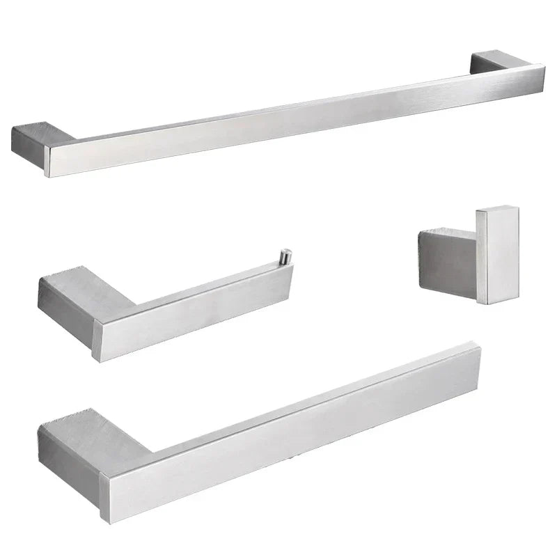 DecorBites™ 6-Piece Brushed Nickel Bathroom Accessories Set