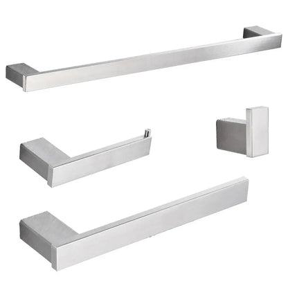 DecorBites™ 6-Piece Brushed Nickel Bathroom Accessories Set