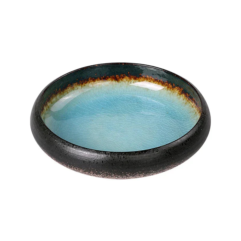 DecorBites™ Elegant Ceramic Sushi Plate - Handcrafted Japanese Style