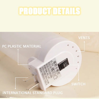 DecorBites™ LED Night Light with Remote Control and Timer for Bedroom Bedside