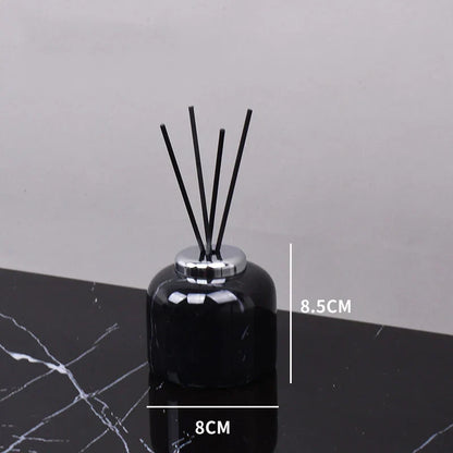 DecorBites™ Black Marquina Marble Bathroom Set cue.opti