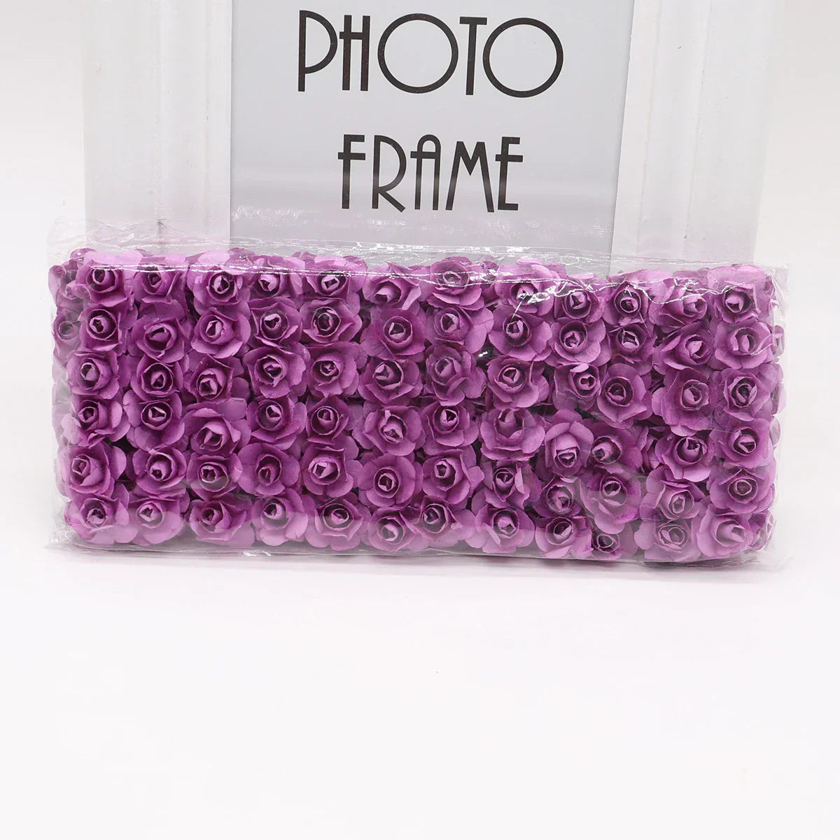 DecorBites™ 144pcs 2cm Artificial Paper Flowers for Wedding DIY Decoration