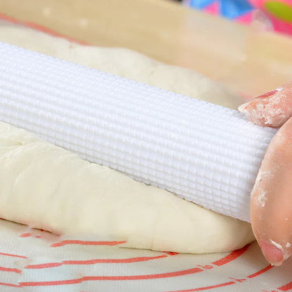 DecorBites™ ABS Floating Point Exhaust Roller Rolling Pin for Kitchen Dough Pastry Making