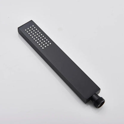 DecorBites™ Black ABS Handshower Head with 150cm Stainless Hose - Wall Mounted Faucet Accessory