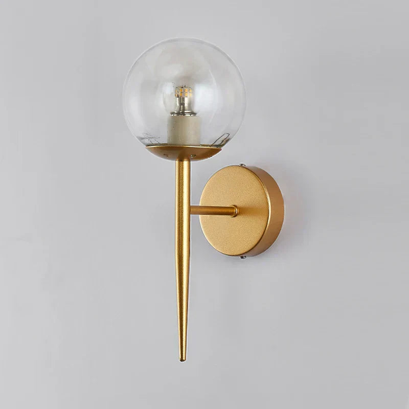 DecorBites™ Glass Ball LED Wall Lights for Bedroom Passage Corridor, E27 Sconces