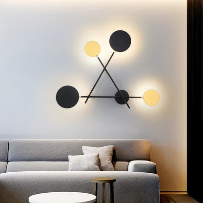 DecorBites™ Adjustable Rotating LED Wall Sconce with Switch, Modern Stair Hallway Fixture