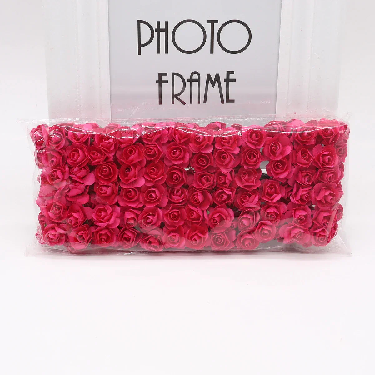 DecorBites™ 144pcs 2cm Artificial Paper Flowers for Wedding DIY Decoration