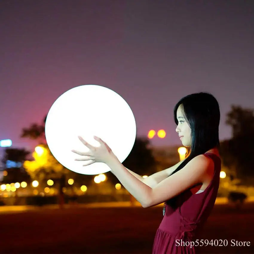 DecorBites™ LED Ball Floor Lamp for Modern Home Decor in Living Room, Bedroom, or Outdoors
