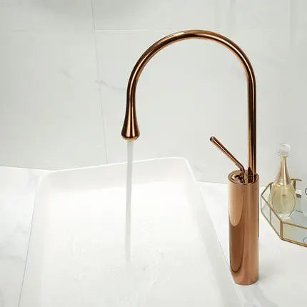 DecorBites™ Antique Brass Bathroom Basin Faucet Hot Cold Black Sink Mixer Kitchen Water Crane