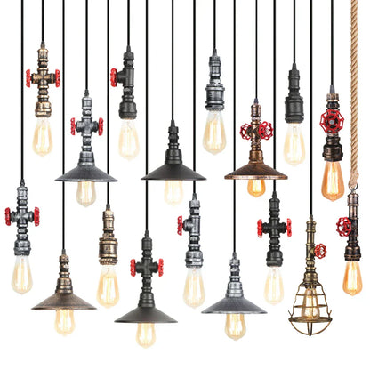 ™ Industrial Retro Loft Pendant Light Water Pipe Ceiling Lamp