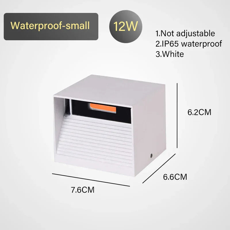 DecorBites™ LED Motion Sensor Wall Lamp IP65 Waterproof 9W 12W 20W Indoor Outdoor Sconce