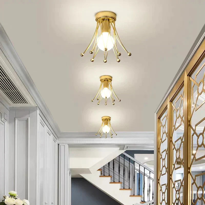 ™ Gold Crown Ceiling Light for Hallway, Aisle, Kitchen Island