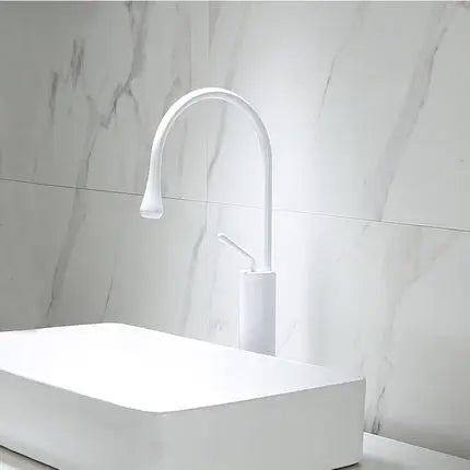 DecorBites™ Black Gold Basin Faucet - Swivel Kitchen Sink Water Crane with Hot and Cold Handles