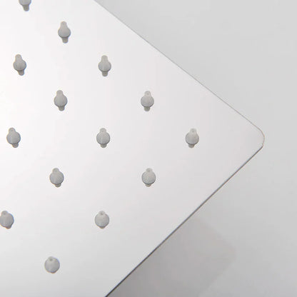 DecorBites™ 20 Inch Luxury Chrome Square Shower Head Stainless Steel Ultrathin Rainfall Head