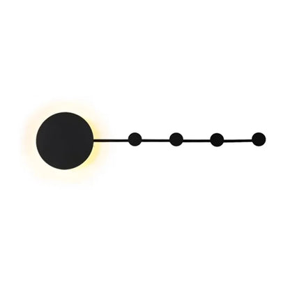 DecorBites™ Geometric Iron Wall Lamp: Modern Nordic Design, LED, Living Room & Bedroom Décor