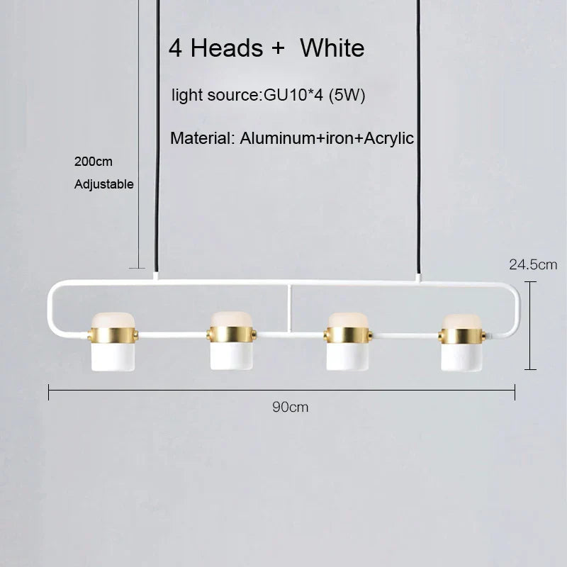 DecorBites™ LED Chandelier Pendant Lamp for Modern Dining Room, Cafe & Bar