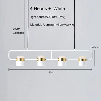 DecorBites™ LED Chandelier Pendant Lamp for Modern Dining Room, Cafe & Bar