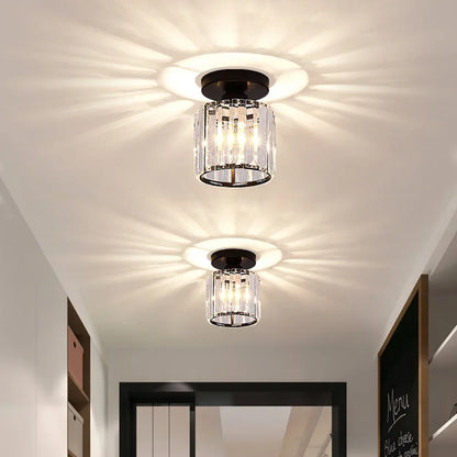 DecorBites™ Crystal Aisle Corridor Ceiling Light - Modern Luxury Indoor Hang Lamp