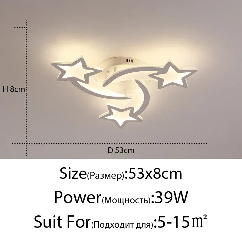 DecorBites™ LED Chandelier: Modern Dimmable Indoor Lighting for Bedroom, Hall, Living Room