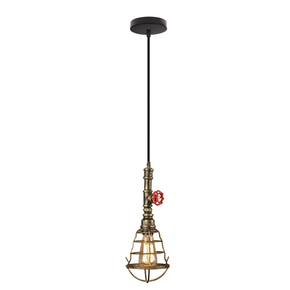 ™ Industrial Retro Loft Pendant Light Water Pipe Ceiling Lamp