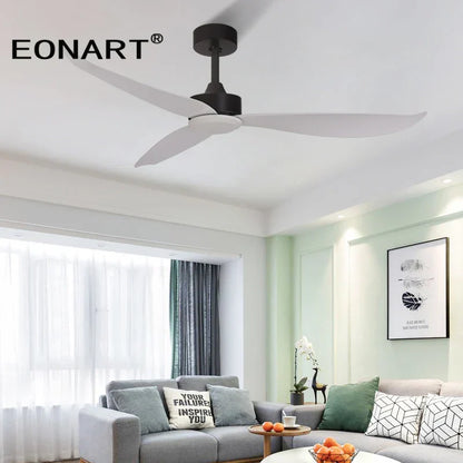 DecorBites™ 46" Plastic Blade Ceiling Fan with Remote Control for Living Room