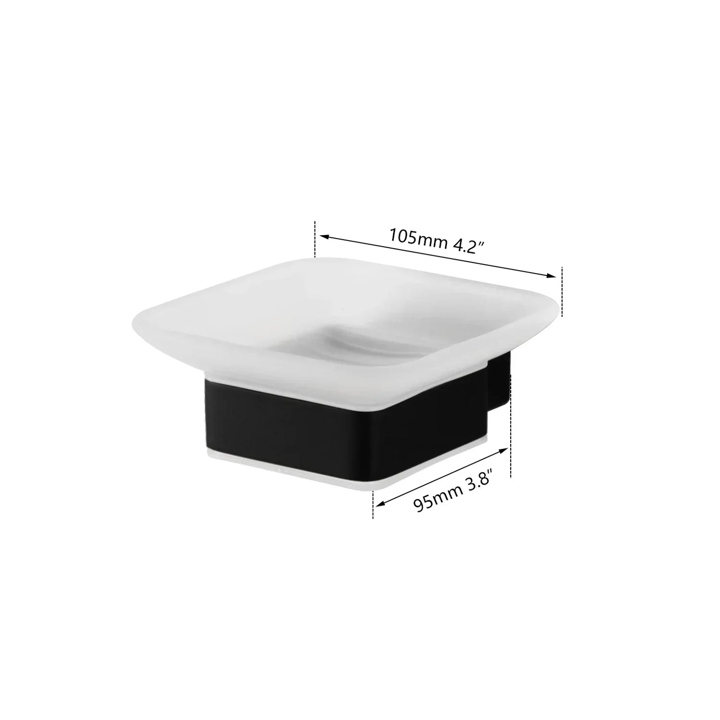 DecorBites™ Black Matte Stainless Steel Bathroom Hardware Set: Paper Holder, Toothbrush Holder, Towel Bar & Accessories