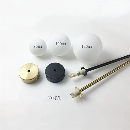 DecorBites™ Glass Ball Pendant Light - Simple Modern LED Kitchen Living Room Lighting