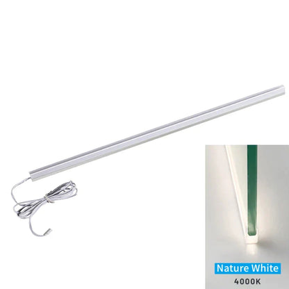 ™ LED Cabinet Bar Lamp for 8mm Glass Panel Bookshelf Strip Light