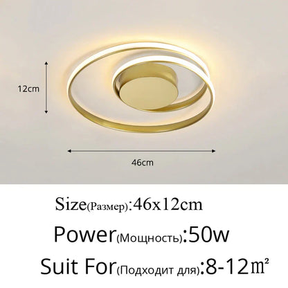 DecorBites™ LED Ceiling Light for Living Bedroom Study Room, Modern Surface Mounted Lamp