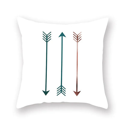 ™ Green Geometric Pillowcase - Nordic Classic Design for Home Decor and Comfort