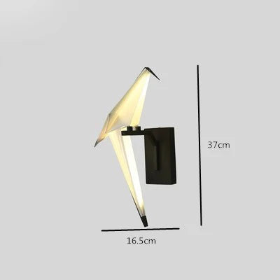 DecorBites™ Love Bird Chandelier Lighting - White Gold Designer Lustre for Dining Room