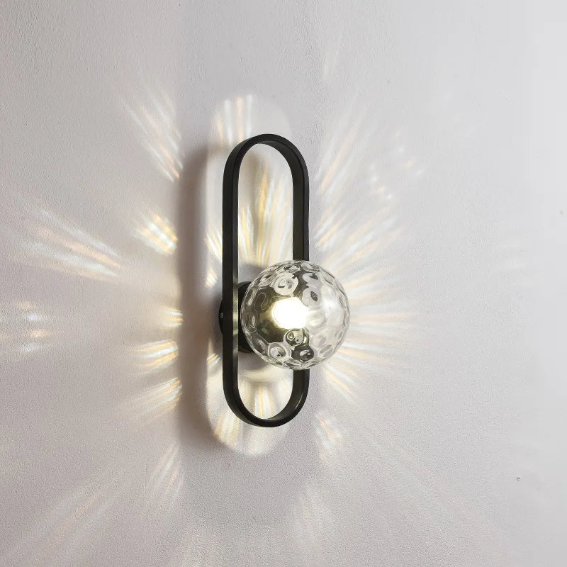 DecorBites™ Glass Aisle Wall Lamp Post-Modern Indoor Decoration Art Lighting