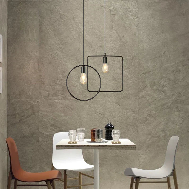 DecorBites™ Industrial Nordic Retro Pendant Lights for Home and Bar Chandelier.