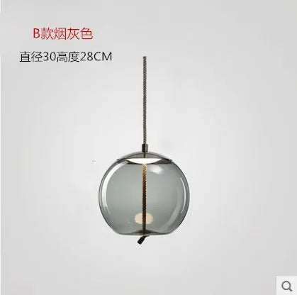 ™ Hemp Rope Knot Pendant Lights - Suspendu Glass Hanging Lamp