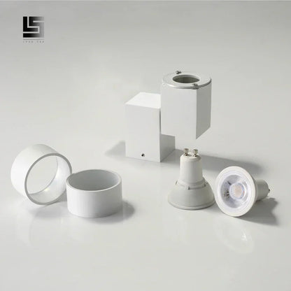 DecorBites™ 5W Adjustable Angle Downlight Chrome/White/Black Surface Mount Warm/Natural White