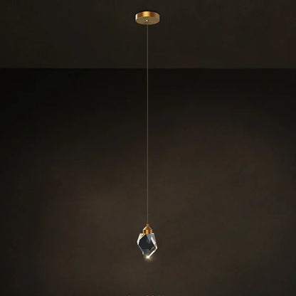 DecorBites™ Crystal Stone Copper Chandelier - LED Postmodern 2025 Lighting for Staircase
