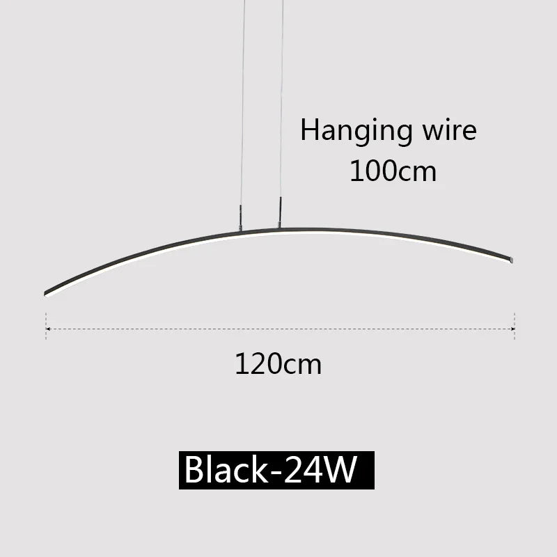 DecorBites™ LED Pendant Lamp: Modern Office Kitchen Chandelier, Nordic Style Ceiling Light, AC110V 220V