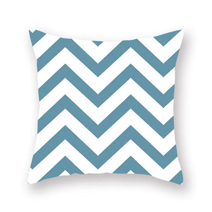 ™ Green Geometric Pillowcase - Nordic Classic Design for Home Decor and Comfort