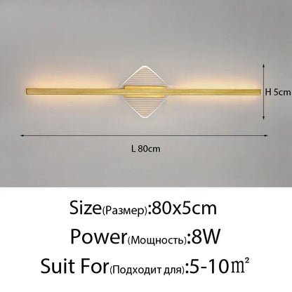 DecorBites™ LED Mirror Wall Lamp for Modern Minimalist Decor