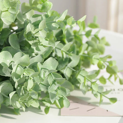 DecorBites™ Eucalyptus Leaves Artificial Tree Branch Bouquet Home Decor