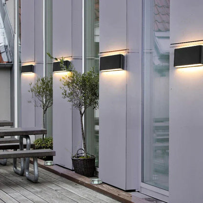 DecorBites™ LED Outdoor Wall Light IP65 Waterproof Aluminum Wall Lamp 6W/12W