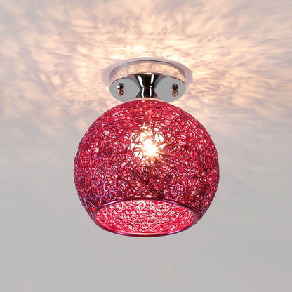 DecorBites™ Glass Ball LED Ceiling Lights for Home Decor and Minimalist Living Rooms