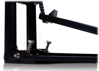 Remote Hi Hat Stand with Foot Pedal by GRIFFIN - Drummers Cable Auxiliary Cymbal High Hat Percussion Hardware with Drum Key - Heavy Duty Sturdy HiHat