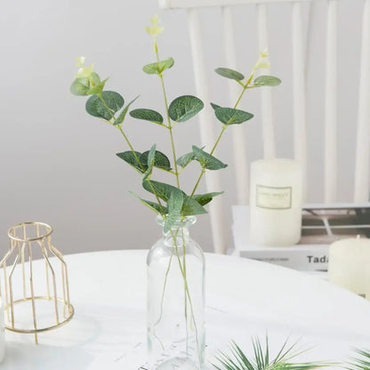 DecorBites™ Eucalyptus Leaves Artificial Plants for Home Wedding Decor & Outdoor Christmas Wreaths