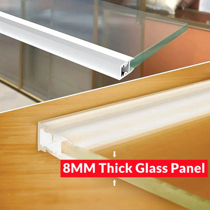™ LED Cabinet Bar Lamp for 8mm Glass Panel Bookshelf Strip Light