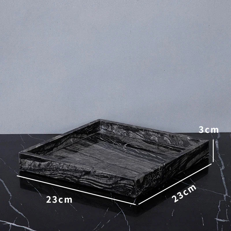 DecorBites™ Ancient Wood Grain Marble Bathroom Set with Luxury Accessories