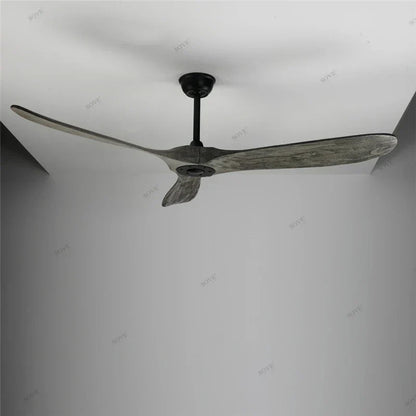 DecorBites™ 60" Solid Wood DC Ceiling Fan with Remote Control
