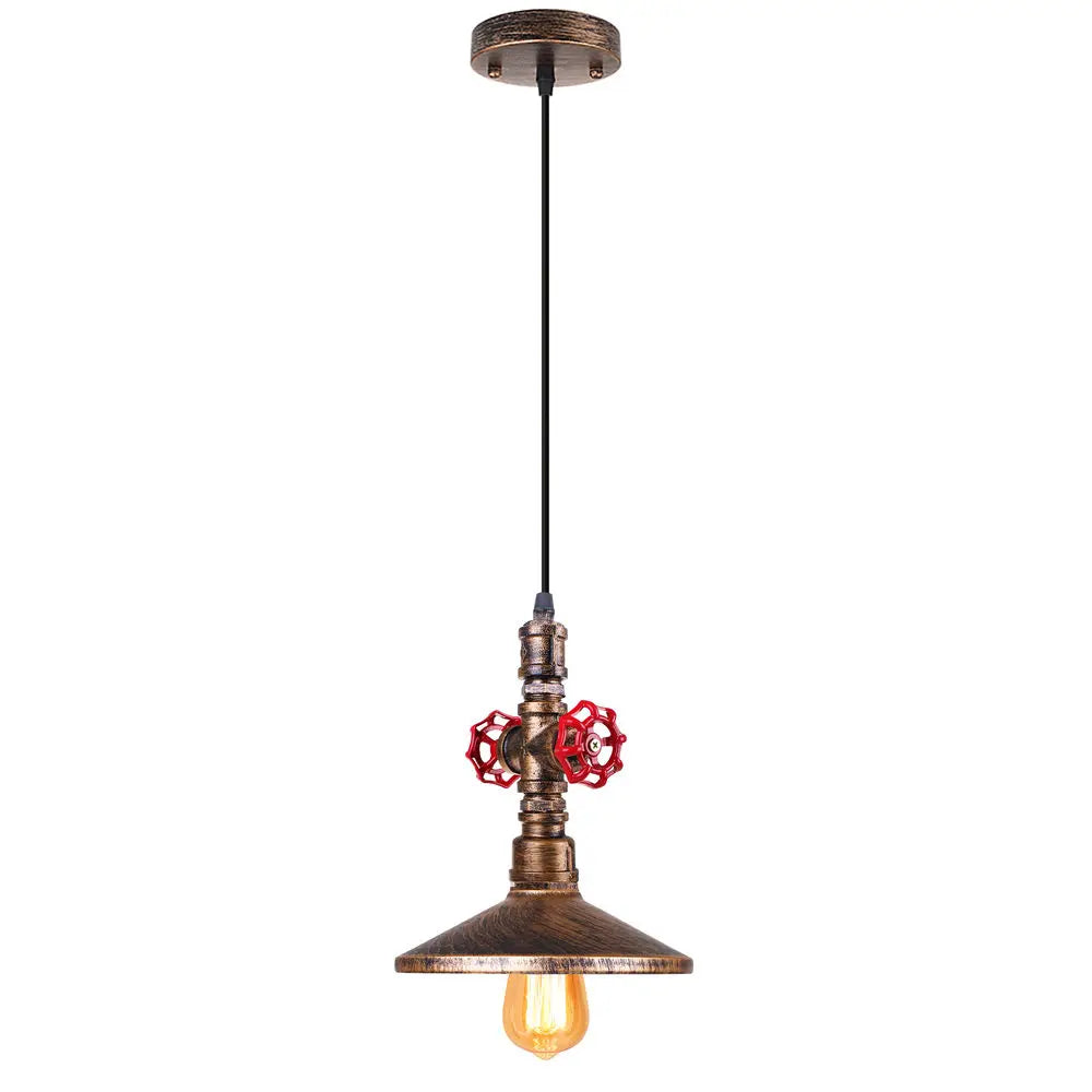 DecorBites™ Industrial Retro Pendant Light Fixture Water Pipe Lamp for Kitchen and Home Decor